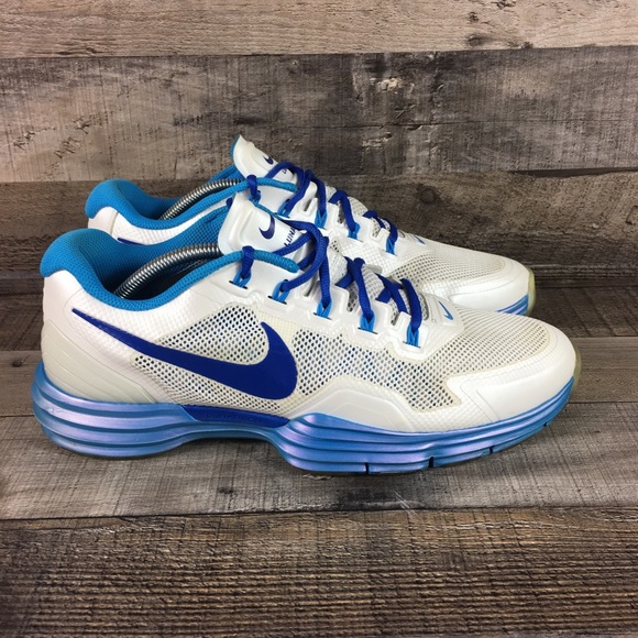 Nike Other - Nike Lunar TR1 White Blue Training Shoes